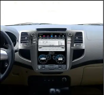 12.1 collu Radio Multimediju Stereo Atskaņotājs TOYOTA Fortuner 2015multimedia spēlētājs vertikāla ekrāna TOYOTA Auto GPS Navigācija