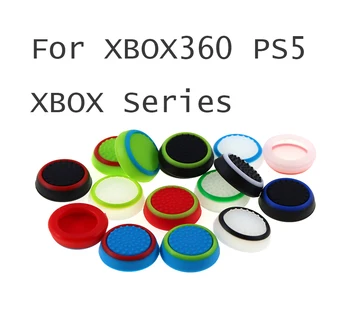 1600pcs Bez slīdēšanas Silikona Analogo Kursorsviru Thumbstick Īkšķi Stick Grip Caps Gadījumos PS3 PS4 PS5 Xbox 360/Viens/Series/Switch Pro