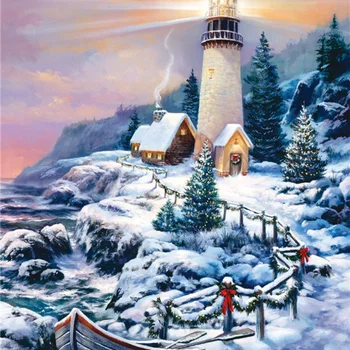 5D DIY Dimanta Glezna, Sniegavīrs, Ziemassvētku Eglīte ar Sniega Sižeta Amerikāņu Stilā Office Home Decoration, Glezna, Karikatūra Dimanta