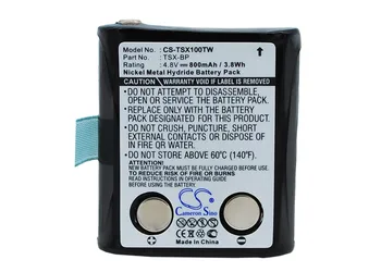 Akumulatoru TriSquare TSX100, TSX300, TSX-BP 4.8 V/mA