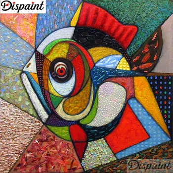 Dispaint Pilnu Kvadrātveida/Kārtas Urbt 5D DIY Dimanta Glezna 