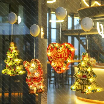 DIY Īpašas Formas Dimanta Urbšanas Krāsošana LED Ziemassvētku Gaismas Sūcējs Piekārtiem Rotājumi, Lampas Mājas Logu, Durvju, Sienu Apdare