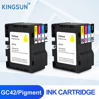 GC42 Pigmenta Tintes kasetni saderīgu Ricoh SG5200 Tintes Printera pilna tintes ar čipu