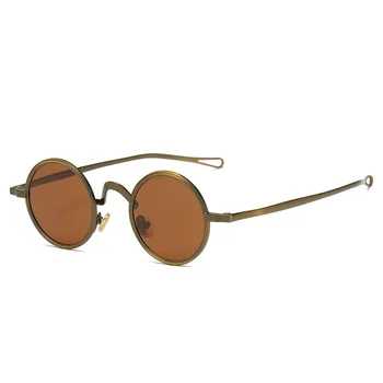 Jauno Modes Kārta Steampunk Saulesbrilles Luksusa Zīmolu, Dizaineru, Vintage Sievietēm, Vīriešiem, Metālu, Punk, Saules Brilles UV400 Toņos Brilles