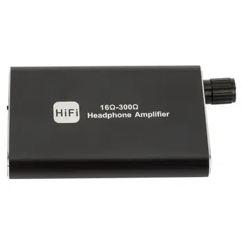 Jaunu Portatīvo HiFi Austiņu Pastiprinātāju Headphone Amp 3,5 mm Stereo Audio Izeja ar Slēdzi Darbināmiem Dual-Izejas ar 2-Līmeņa Palielināt