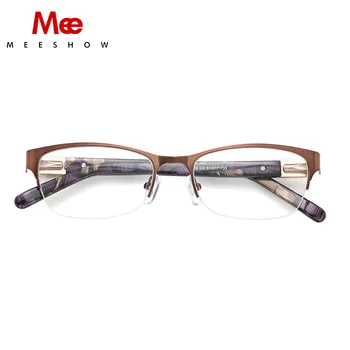 MEESHOW Augstas Kvalitātes vīriešu un sieviešu optisko rāmis, Elegants Brilles Lunettes Pasūtījuma objektīvs Recepšu Brilles