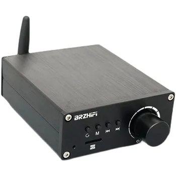 NS4225 Stereo D Klases HIFI AAmplifier 50W*2 Bluetooth 5.0 ES9023 TL072 Op Amp