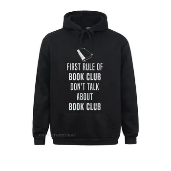 Pirmais noteikums grāmatu klubā don ' t runāt par grāmatu kluba pelēkā vārna Hip Hop Pateicības Diena Vīrieši Hoodies Drēbes Karstā Pārdošanas Krekli