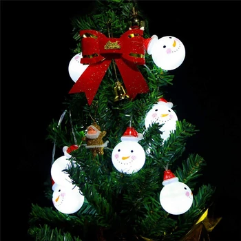 Sniegavīrs LED Pasaku String Gaismas Santa Ziemassvētku Gaismas Dārza Mājas Iekštelpu Pusei, Kāzas, Ziemassvētku Rotājumi Gaismas