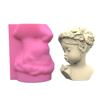 Tauriņi Meitenēm Sveķu Veidnes 3D Sveču liešana Pelējuma Sievietes Ķermeņa Silikona Veidnē Mājas Dekorācijām,Mākslas Amatniecību Rotājumi