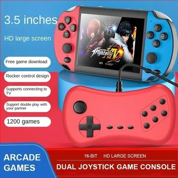X7S Dual Kursorsviru Retro Spēļu Konsole, HD Liela Ekrāna Rokas Spēļu Konsole 16.G Portatīvie Mini Portatīvais Atskaņotājs Bērniem Labāko Dāvanu