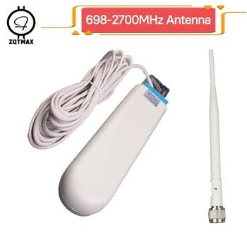 ZQTMAX omni Antena 25dBi āra antena + Koaksiālais kabelis N sieviešu 2G 3G 4G LTE telefonu signāla pastiprinātājs mobilā signāla pastiprinātājs